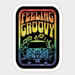 Feeling Groovy Sticker